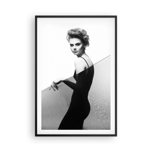 Poster in cornice nera - Sguardo magnetico - 61x91 cm
