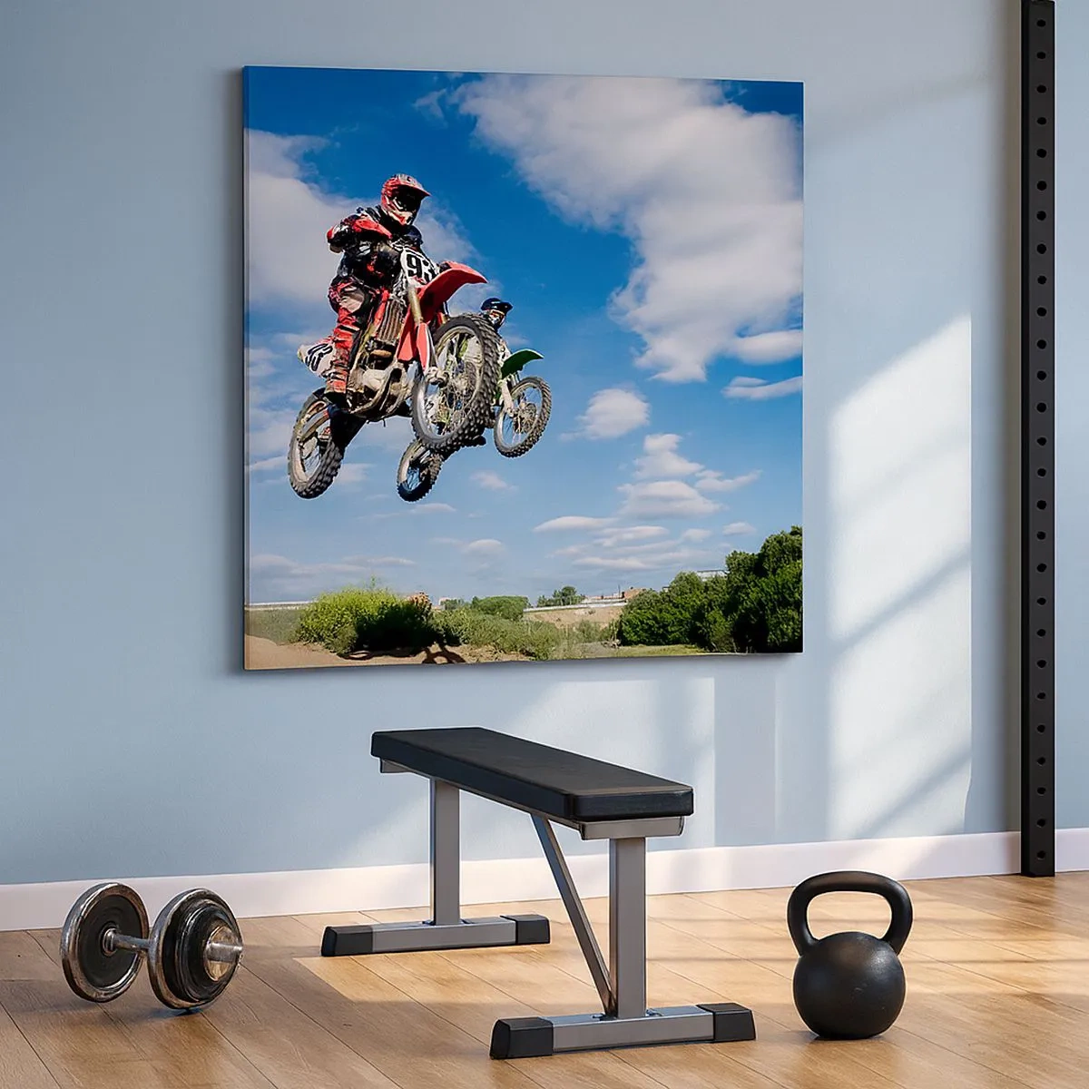 Quadro su tela - Stampe su Tela - Saltando sotto il cielo - 30x30 cm