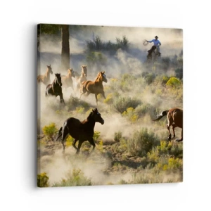 Quadro su tela - Stampe su Tela - Rivalità: libertà o forza mascolina? - 30x30 cm