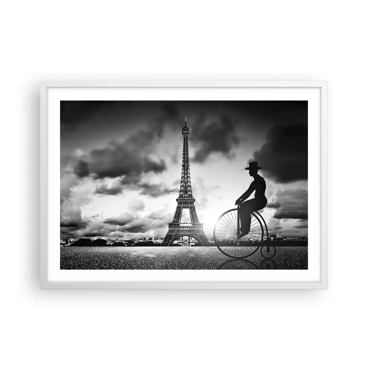 Poster in cornice bianca - Nostalgia della Belle Epoque - 70x50 cm