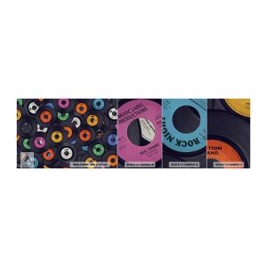 Campione di Fotomurale Premium Sand - I colori della classicità - Vinile, Musica, Vintage ▾ - 100x30 cm