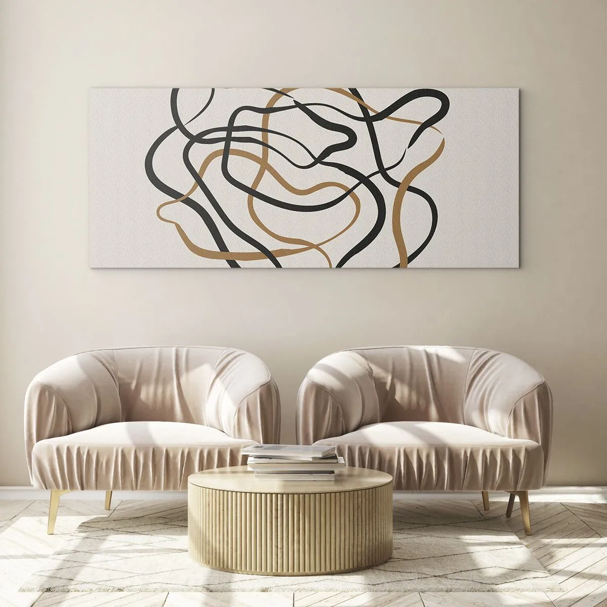 Quadro su vetro - Tutto è andato storto - 100x40 cm