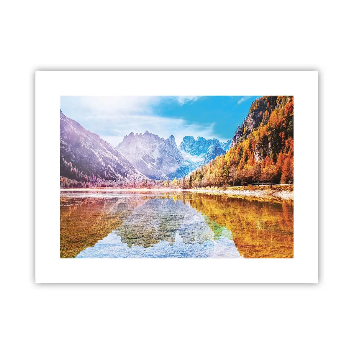 Poster - E nei monti è già autunno - 40x30 cm