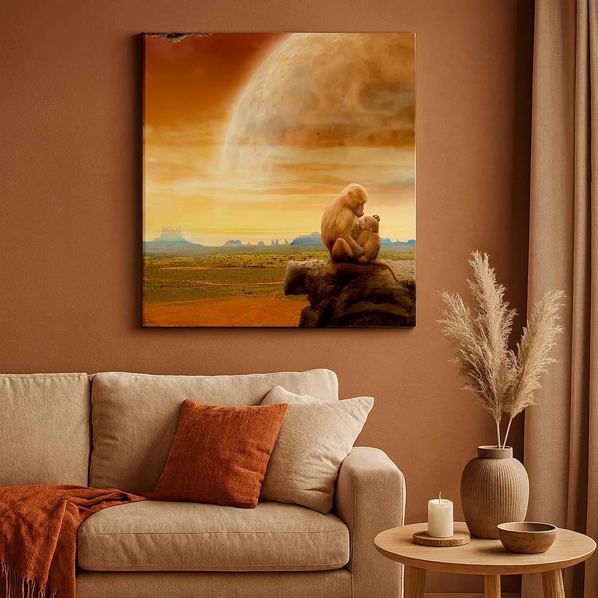 Quadro su tela - Stampe su Tela - L'amore è ovunque lo stesso - 30x30 cm