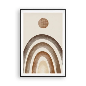 Poster in cornice nera - In una galassia lontana - 61x91 cm