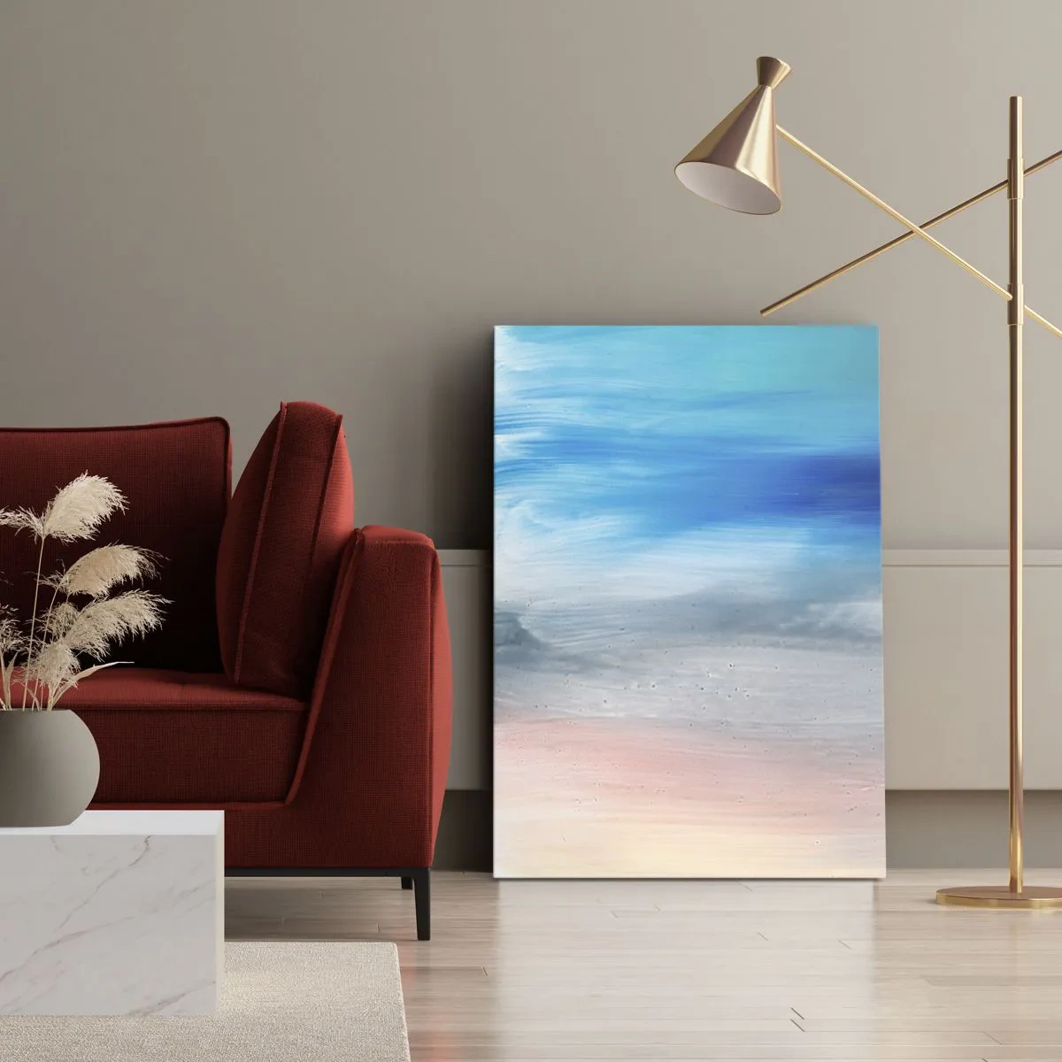 Quadro su tela - Stampe su Tela - Gli elementi: l'aria - 55x100 cm