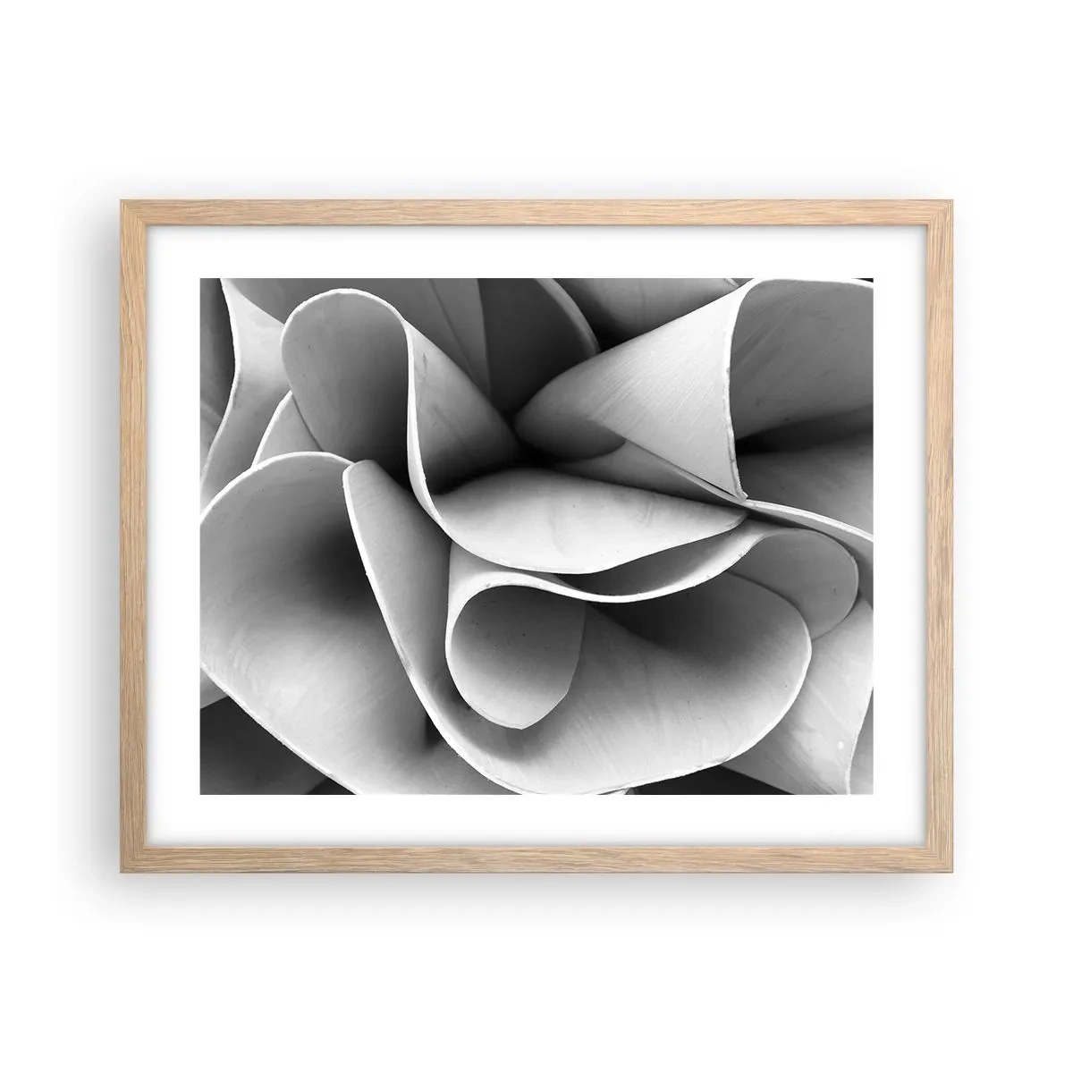 Poster in cornice rovere chiaro - Avviene nello spazio - 50x40 cm