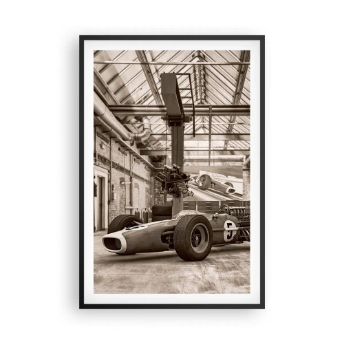 Poster in cornice nera - Il riposo del vincitore - 61x91 cm