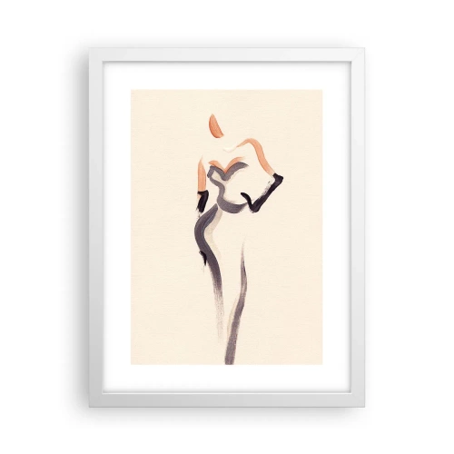 Poster in cornice bianca - Gli anni d'oro di Hollywood - 30x40 cm