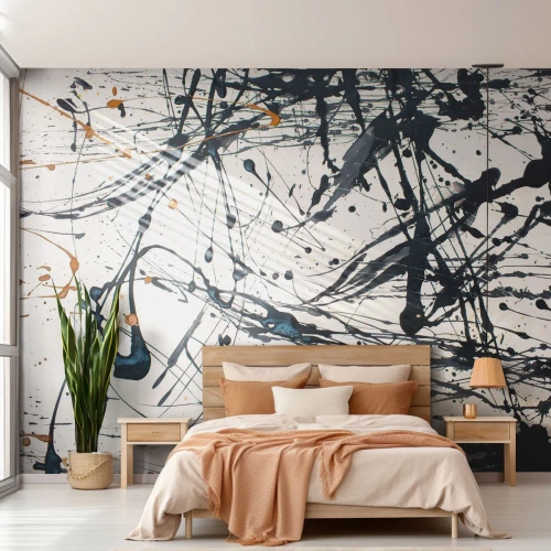 Fotomurali Premium Sand - Ha senso o non ha senso? - Astrazione, Grafica, Pezzo - 350x256 cm