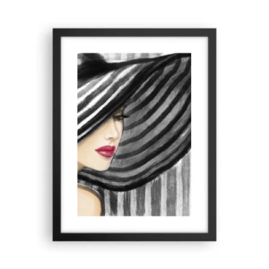 Poster in cornice nera - Dove trovarti? - 30x40 cm