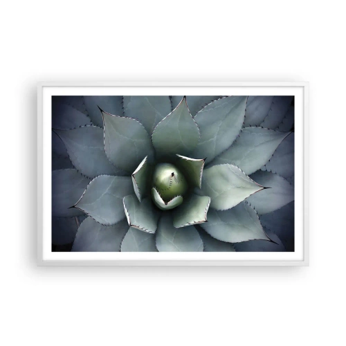 Poster in cornice bianca - Adesca e minaccia - 91x61 cm