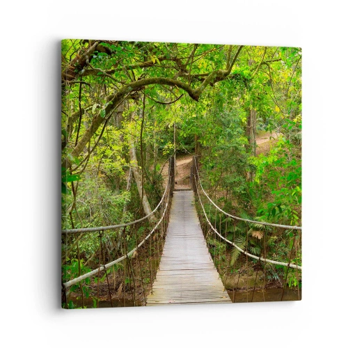 Quadro su tela - Stampe su Tela - Perché nel giardino crescono i rampicanti - 30x30 cm