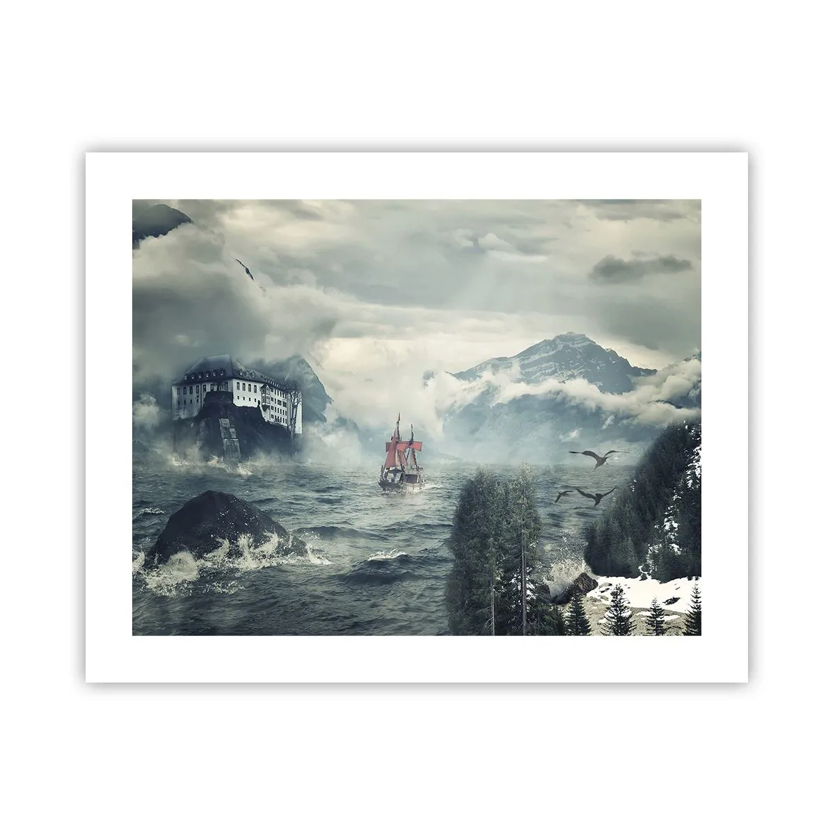 Poster - Sulle acque magiche - 50x40 cm