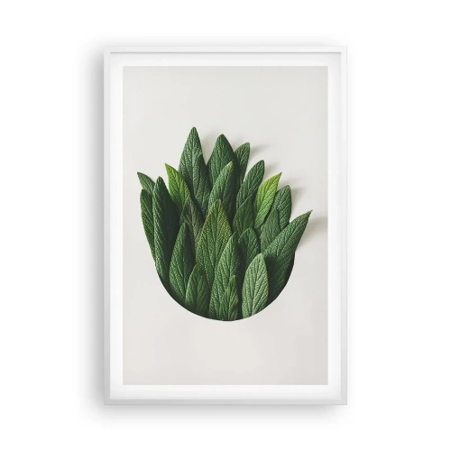 Poster in cornice bianca - Curiosità irrefrenabile - 61x91 cm