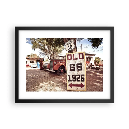 Poster in cornice nera - La leggenda della provincia americana - 40x30 cm