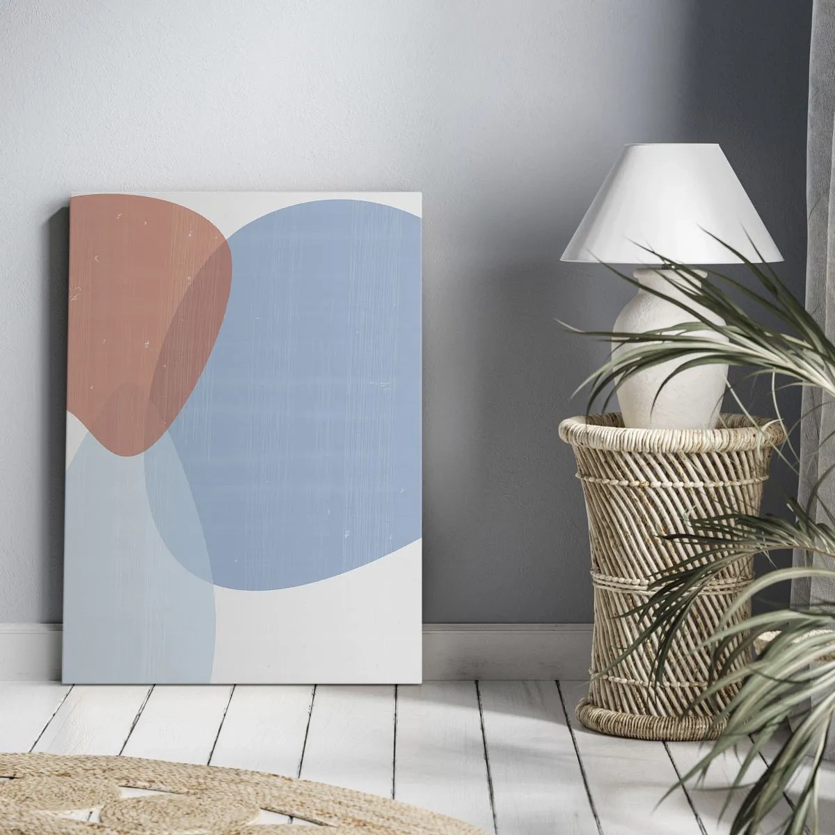 Quadro su tela - Stampe su Tela - Legami pastello - 45x80 cm