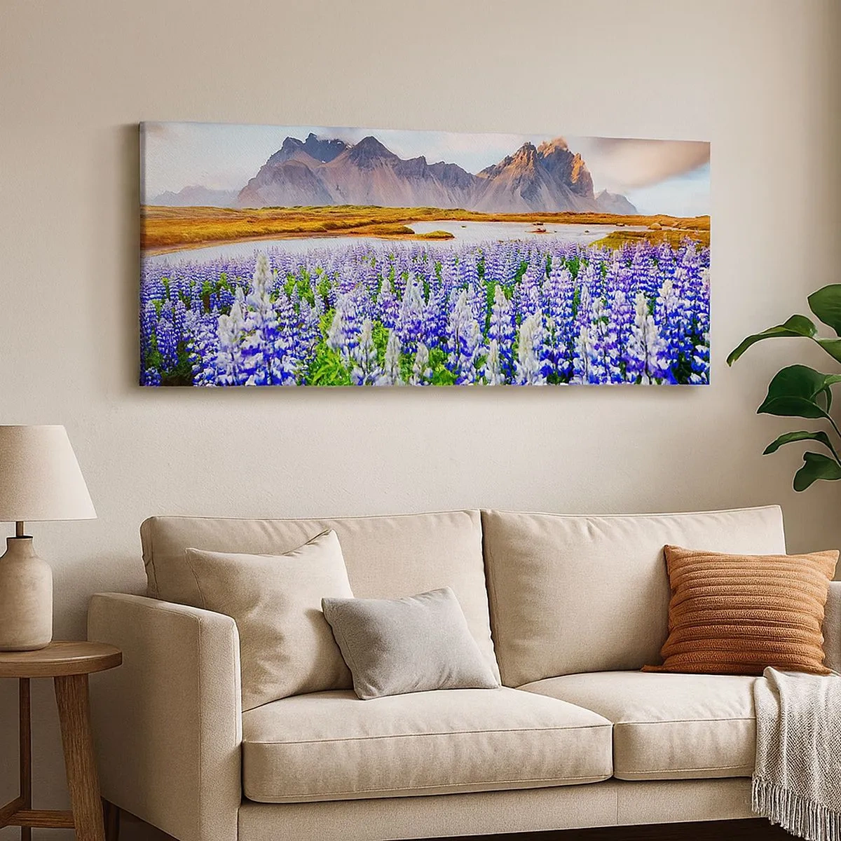 Quadro su tela - Stampe su Tela - Forza e asprezza accanto alla mitezza - 100x40 cm