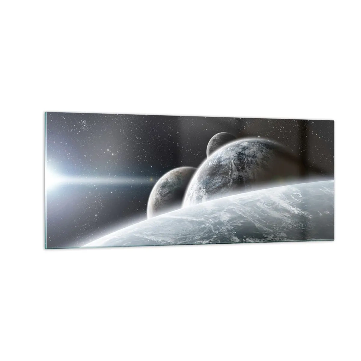 Quadro su vetro - La musica delle sfere celesti - 100x40 cm
