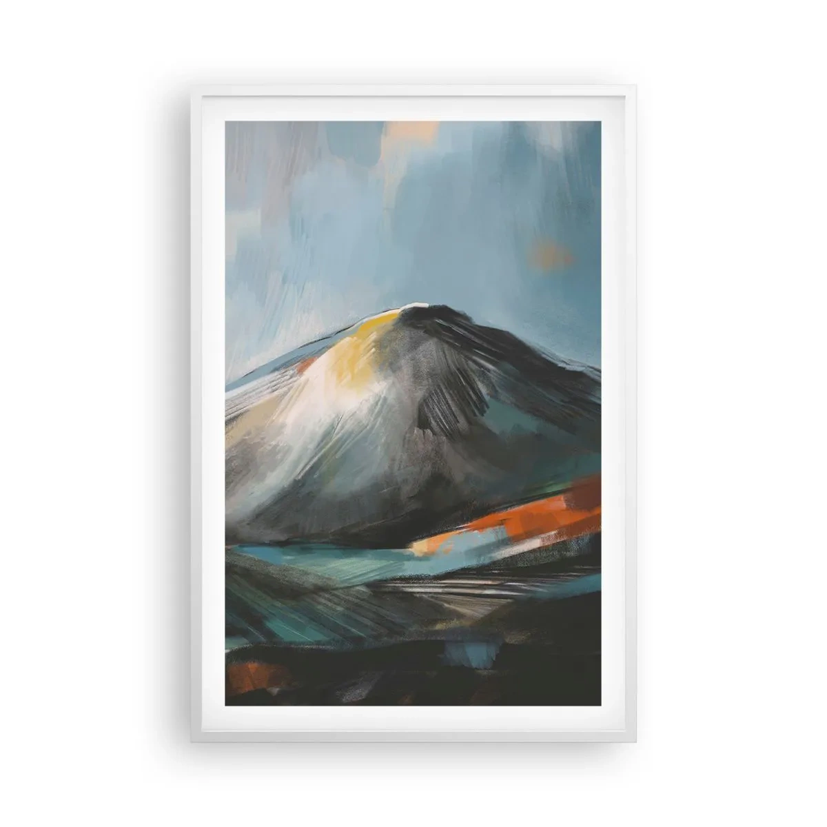 Poster in cornice bianca - Aspri e belli - 61x91 cm