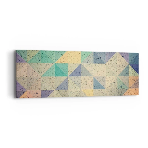 Quadro su tela - Stampe su Tela - La repubblica dei triangoli - 90x30 cm