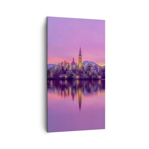 Quadro su tela - Stampe su Tela - Isola favolosa al crepuscolo - 45x80 cm