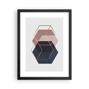 Poster in cornice nera - La forza della semplicità - 30x40 cm