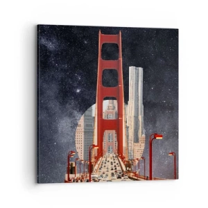 Quadro su tela - Stampe su Tela - Sempre al centro - 70x70 cm