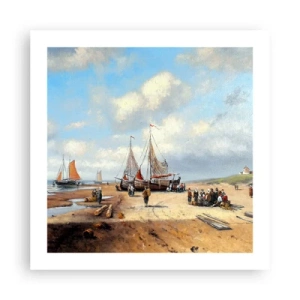 Poster - Dopo una buona pesca - 50x50 cm