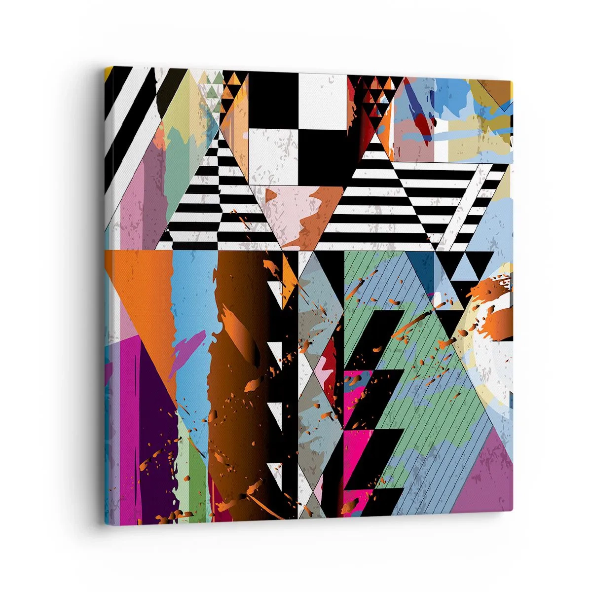 Quadro su tela - Stampe su Tela - Geometrico e organico - 30x30 cm