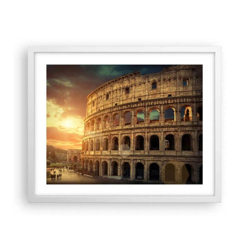 Poster in cornice bianca - Impressione colossale - 50x40 cm
