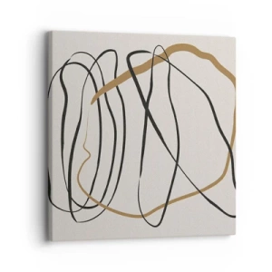 Quadro su tela - Stampe su Tela - Composizione: danza intricata - 30x30 cm