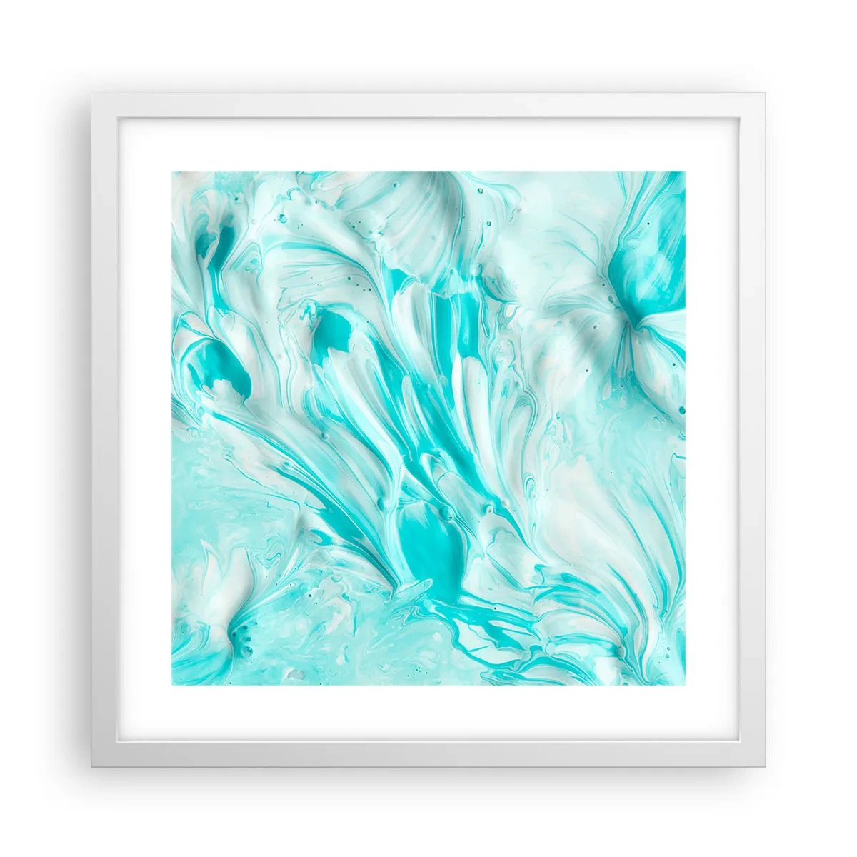 Poster in cornice bianca - Insieme per sempre - 40x40 cm