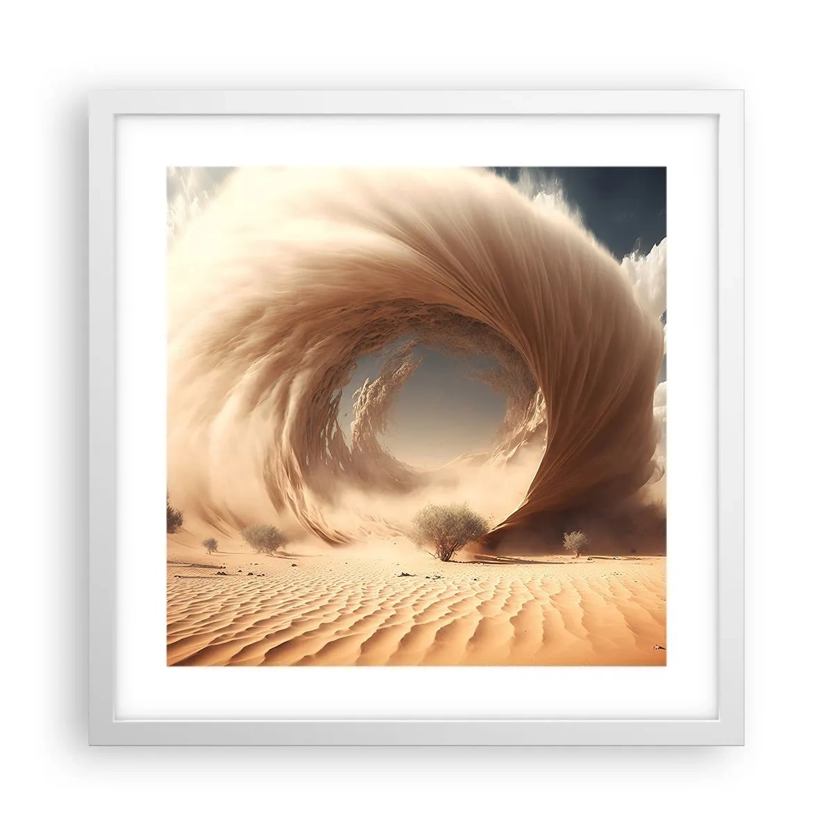 Poster in cornice bianca - Il portale è aperto - 40x40 cm