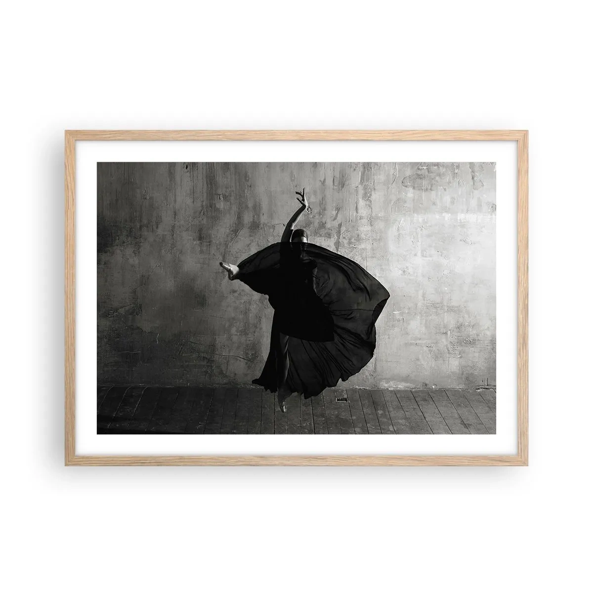 Poster in cornice rovere chiaro - Fasce piene di passione - 70x50 cm