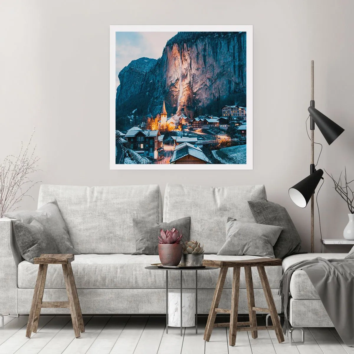 Poster - Lo spirito luminoso dell'inverno - 30x30 cm