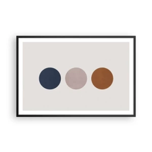 Poster in cornice nera - Simbolo di perfezione - 91x61 cm