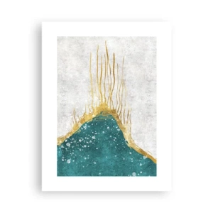 Poster - Flusso dorato - 30x40 cm