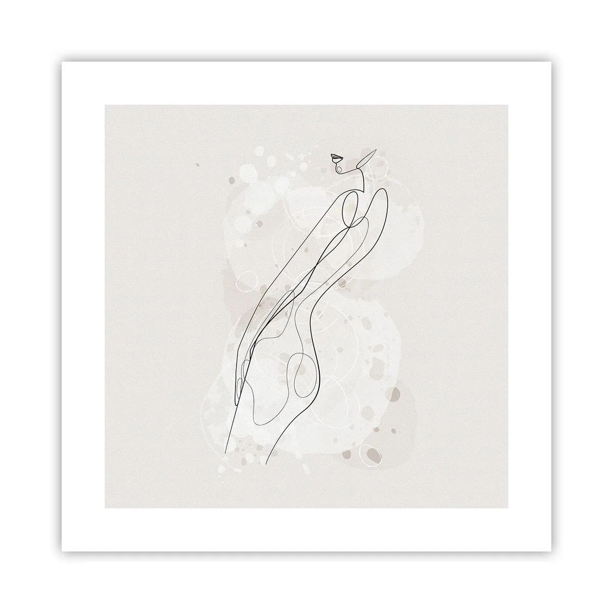 Poster - Errando con lo sguardo - 40x40 cm