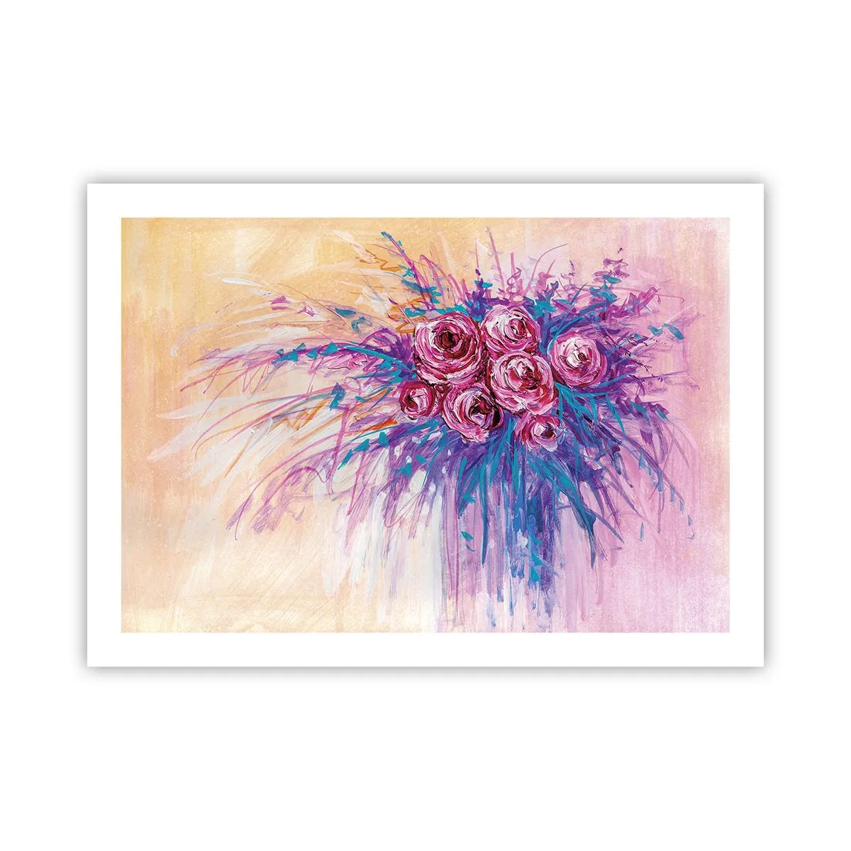 Poster - Fontana rosa - 70x50 cm