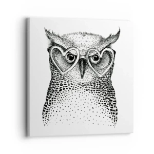 Quadro su tela - Stampe su Tela - Saggiamente e con amore - 30x30 cm