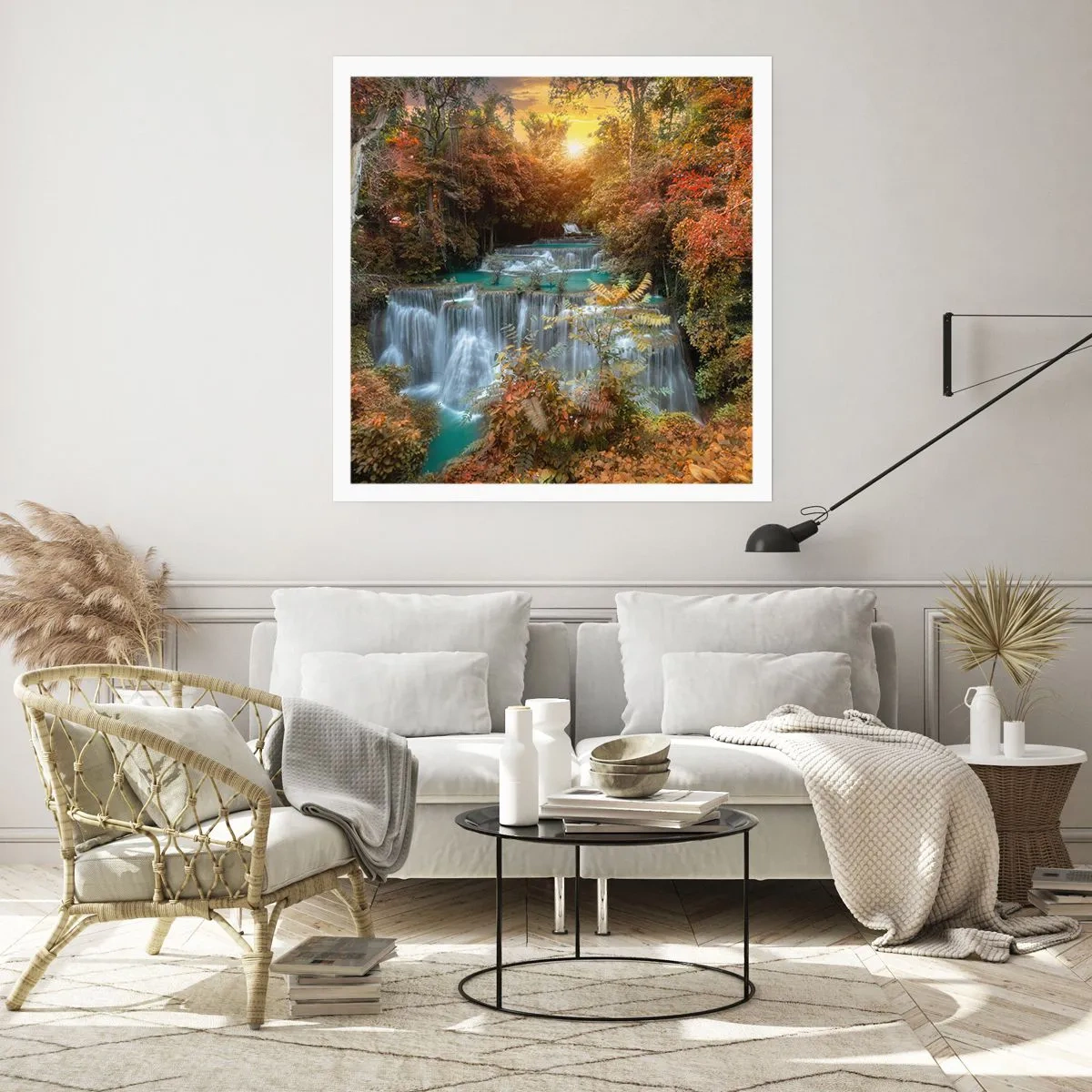 Poster - Il tesoro nascosto nel bosco - 50x50 cm