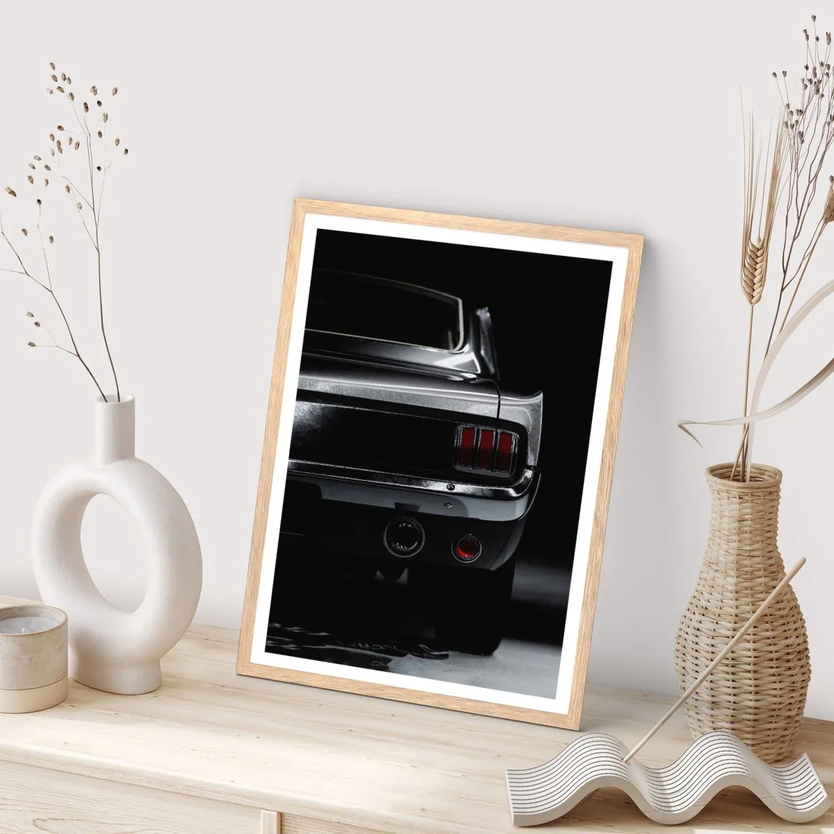 Poster in cornice rovere chiaro - Il fascino del classico - 40x50 cm