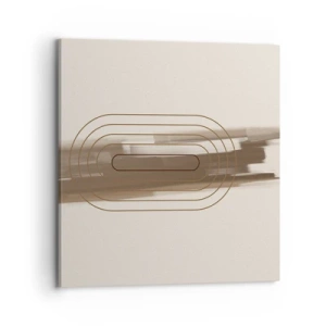 Quadro su tela - Stampe su Tela - Un soffio di grigio - 70x70 cm