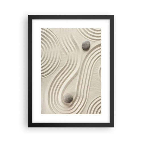 Poster in cornice nera - Il tocco del calore - 30x40 cm