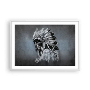 Poster in cornice bianca - Ritorno alle radici - 70x50 cm