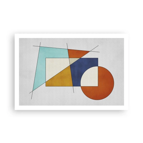 Poster - Astrazione: gioco modernista - 91x61 cm