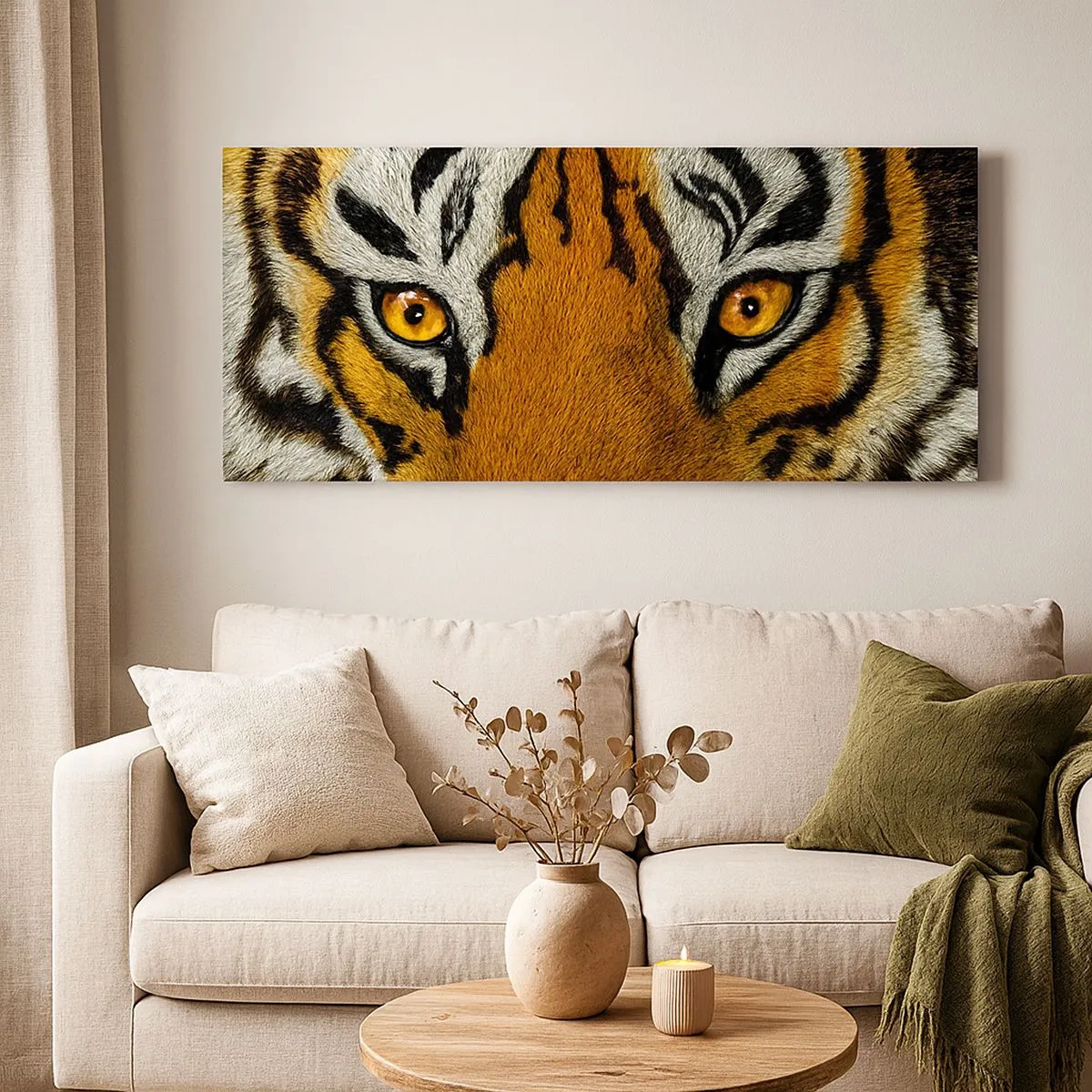 Quadro su tela - Stampe su Tela - Minacciosa e bella - 100x40 cm