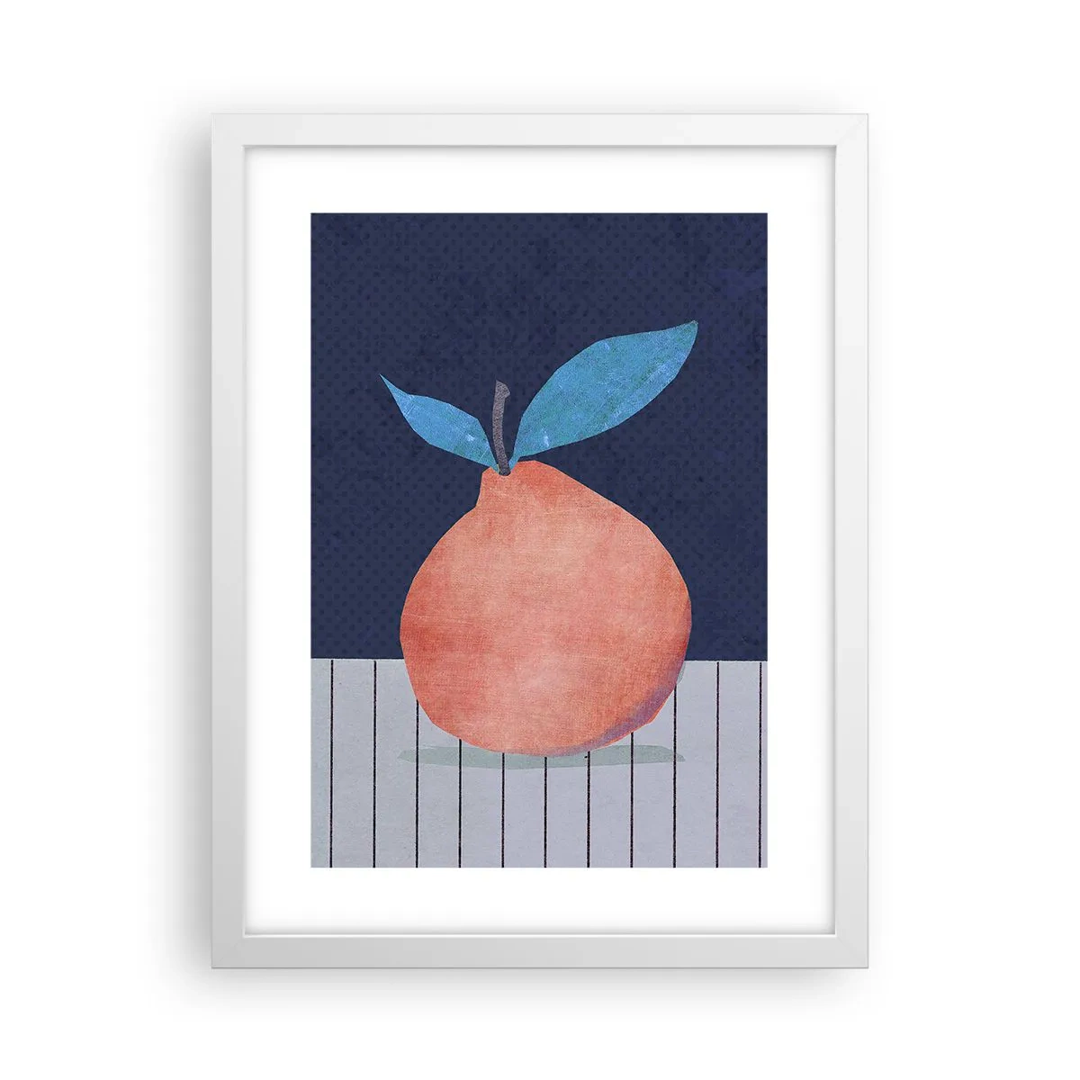 Poster in cornice bianca - Convessità e piano - 30x40 cm