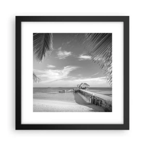 Poster in cornice nera - Un ricordo o un sogno? - 30x30 cm